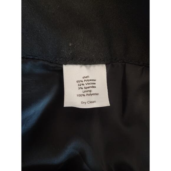 Talbots Black Knee Length Pencil Skirt Plus Size 16 - Picture 9 of 9